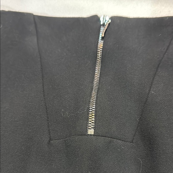 Zara Black and White Skirt with Modern Color-Blocking - Picture 5 of 5